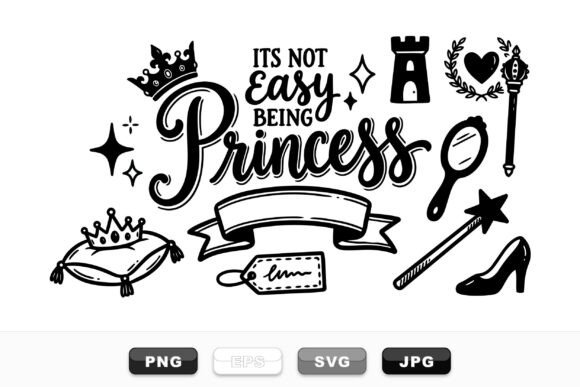 Cute Princess Quote Clipart Set: A Designer's Stitch Review