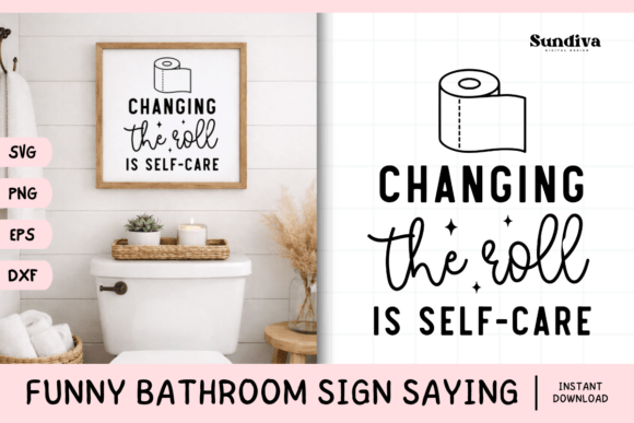 Funny Bathroom Sign Saying SVG 35: A Designer's Take