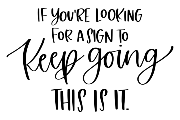 Keep Going Quote: A Designer's Review for Real Embroidery