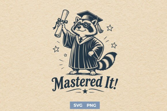 Mastered It SVG: A Raccoon Grad Design Review
