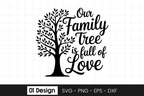 Our Family Tree Full of Love SVG PNG: A Designer's Review