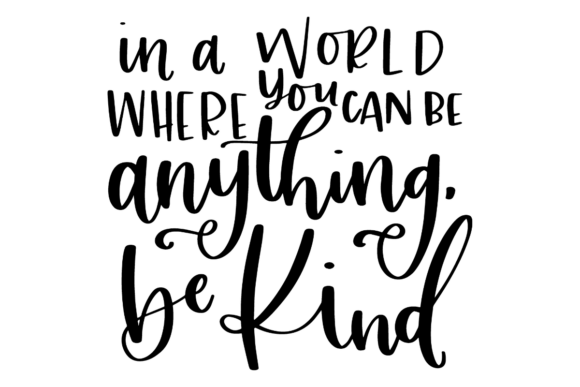 Review: Kindness Quote Be Kind for Real Embroidery Projects