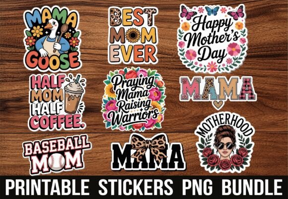Review: Mother Day Floral Mama Quote Stickers for Embroidery