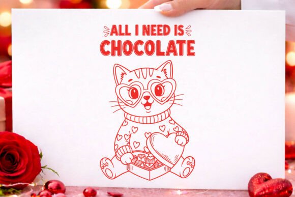 Review: Valentine All I Need is Chocolate SVG for Embroidery