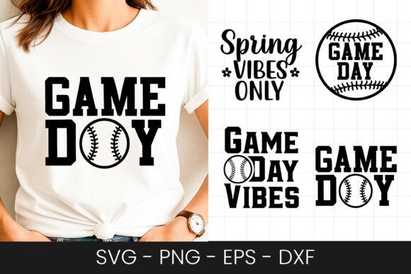 Spring Baseball Game Day Vibes SVG PNG Review