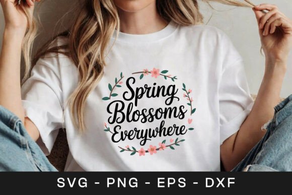 Spring Blossoms Everywhere SVG PNG