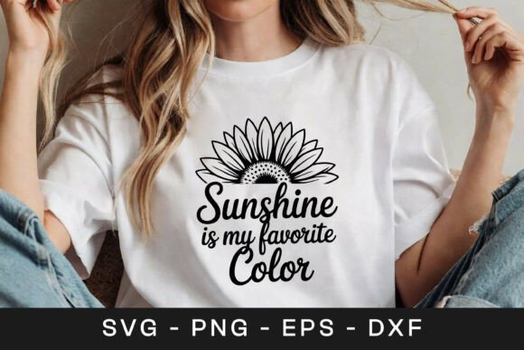 Sunshine Favorite Color Floral SVG PNG